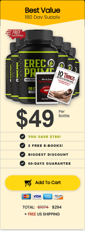 Erecprime 6 Bottle